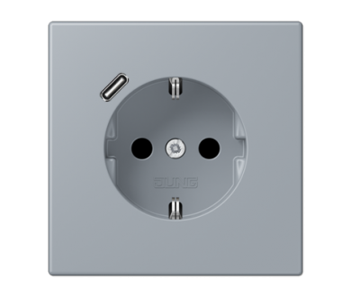 Купить Розетка 2K+З USB Typ C Jung LC1520-18C257 Розетка 2K+З USB Typ C Jung LC1520-18C257