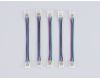 Соединитель гибкий двухсторонний Ambrella Light Illumination COB RGB 12/24V для лент 10mm (4 конт.) (5шт. в комплекте) GS7921