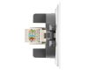 Розетка компьютерная 1-местная RJ-45 (механизм) Stekker Мия RST00-3117-01 50436