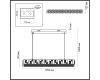 Подвесная люстра Odeon Light Crossa 5072/50L