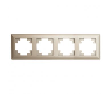 Купить Рамка четырехместная Stekker PFR00-7004-02 Катрин 39805 Рамка четырехместная Stekker PFR00-7004-02 Катрин 39805
