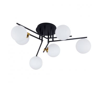 Купить Потолочная люстра Arte Lamp Gemini A2243PL-6BK Потолочная люстра Arte Lamp Gemini A2243PL-6BK