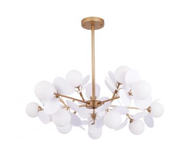 Купить Люстра на штанге Arte Lamp Peacock A1369SP-15SG Люстра на штанге Arte Lamp Peacock A1369SP-15SG