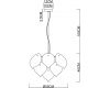 Подвесной светильник Arte Lamp Palmer A5695SP-5WH