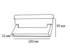Трековый магнитный светильник Italline Atom IT012-5024 black 3000K