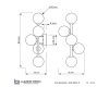 Настенный светильник Lumina Deco Marsiada LDW 6033-5 BK+F.GD