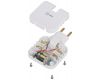 Разветвитель электрический Эра SPF-2-FL-USBC поворотный на 2 розетки + 2USB A+C 10А белый Б0069090