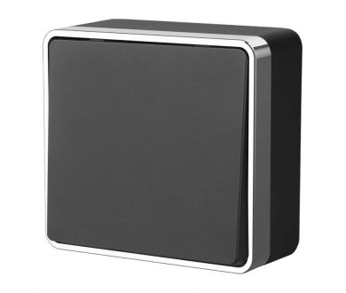 Купить Выключатель одноклавишный Werkel Gallant черный/хром W5012035 4690389164101 Выключатель одноклавишный Werkel Gallant черный/хром W5012035 4690389164101