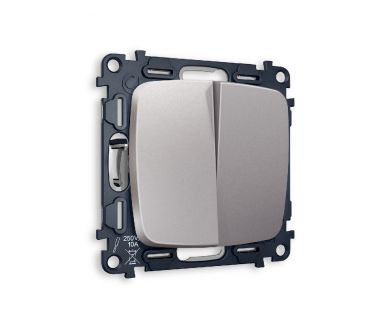 Купить Комплект механизма 2-кл выключателя Ambrella Volt Omega MO503010 Комплект механизма 2-кл выключателя Ambrella Volt Omega MO503010