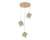 Подвесной светильник Indigo Radioso 12048/3P Gold V000134L