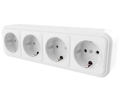 Купить Розетка 4-местная Stekker PST16-61-20 (RA 16-466-Б) 39703 Розетка 4-местная Stekker PST16-61-20 (RA 16-466-Б) 39703