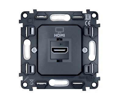Купить Механизм розетки HDMI 2.0 40V/500mA 2.0GHz 5-18Gbit/s Ambrella Volt Quant VM222 Механизм розетки HDMI 2.0 40V/500mA 2.0GHz 5-18Gbit/s Ambrella Volt Quant VM222