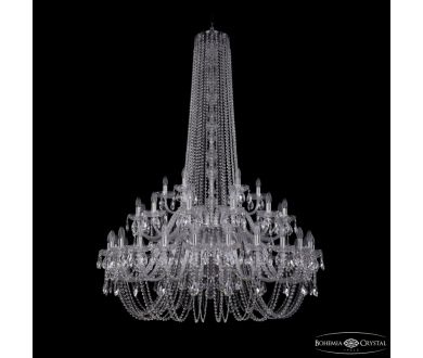 Купить Подвесная люстра Bohemia Ivele Crystal 1402/24+12+6/460/h-176/2d Ni Подвесная люстра Bohemia Ivele Crystal 1402/24+12+6/460/h-176/2d Ni