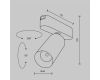 Трековый магнитный светильник Maytoni Focus LED TR103-1-12W3K-M-W