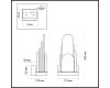 Настенный светильник Odeon Light Foros Hightech 5438/12WL