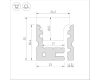 Профиль Arlight ARH-FLOOR27-H28-2000 ANOD 038356