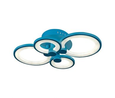 Купить Потолочная светодиодная люстра iLedex Ring A001/4 Blue Потолочная светодиодная люстра iLedex Ring A001/4 Blue
