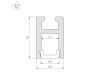 Алюминиевый профиль Arlight ARH-Micro-0610-2000 Anod 036384