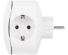 Разветвитель электрический ЭРА SP-3e-3USBAC-W на 3 розетки + 3 USB A+C с заземлением со шторками 16А белый Б0069081