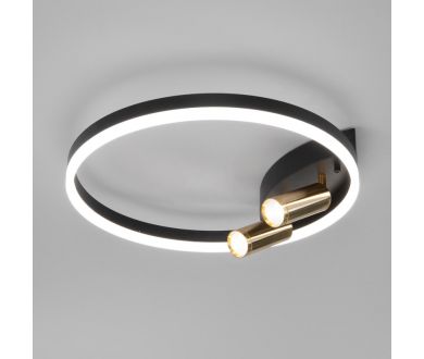 Купить Потолочная люстра Eurosvet Luminari 90247/3 черный/золото Smart Потолочная люстра Eurosvet Luminari 90247/3 черный/золото Smart