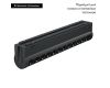 Трековый магнитный светильник Arlight MAG-VIBE-LASER-TURN-L209-12W Warm3000 (BK, 24 deg, 48V) 044427