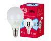 Лампа светодиодная Эра E14 8W 4000K LED P45-8W-840-E14 R Б0052440