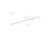 Настенный светильник Nowodvorski Saber Led M Black 10853