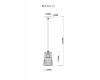 Подвесной светильник MyFar Scrum MR1700-1P