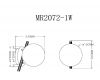 Бра Myfar Francis MR2072-1W