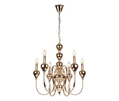 Купить Подвесная люстра iLamp Lady 88003-6 GD Подвесная люстра iLamp Lady 88003-6 GD