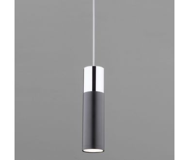 Купить Подвесной светильник Eurosvet Double Topper 50135/1 LED хром/черный Подвесной светильник Eurosvet Double Topper 50135/1 LED хром/черный