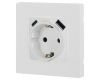 Розетка со шторками с USB type-A+C Эра 12-4108-01М Б0067711