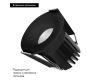 Встраиваемый светильник Arlight MS-FOGGY-BUILT-R45-5W Warm3000 (BK, 36 deg, 230V) 044633
