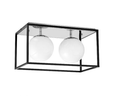 Купить Потолочный светильник Lumina Deco Maldini LDC 8060-2 CHR+BK Потолочный светильник Lumina Deco Maldini LDC 8060-2 CHR+BK