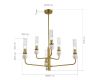 Люстра на штанге ST Luce Medea SL1244.303.06