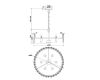 Подвесная люстра Maytoni Puntes MOD043PL-06CH
