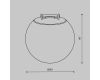 Трековый светильник Maytoni Luna TR125B-10W3K-B