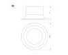 Встраиваемый светильник Arlight MS-BREEZE-BUILT-R82-9W Warm3000 (BK, 80 deg, 230V) 036619