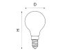 Лампа светодиодная Lightstar E14 6W 4000K 933804