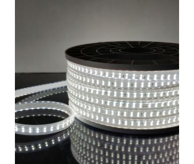 Купить Светодиодная лента Elektrostandard 220V 18W 180Led 2835 IP65, холодный белый, 50 м, двухрядная 4690389170041 Светодиодная лента Elektrostandard 220V 18W 180Led 2835 IP65, холодный белый, 50 м, двухрядная 4690389170041