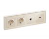 Лицевая панель для TV розетки Ambrella Volt Alfa AP3130