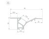 Профиль Arlight FANTOM-W45-BEVEL-2000 WHITE 039949