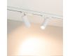 Трековый трехфазный светильник Arlight LGD-ARTEMIS-TRACK-4TR-R55-12W Warm3000 (WH, 8-80 deg, 230V, DALI) 057689