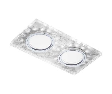 Купить Встраиваемый светодиодный светильник Ambrella Light Led S234/2 W/CH/WH Встраиваемый светодиодный светильник Ambrella Light Led S234/2 W/CH/WH