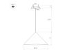 Подвесной светильник Arlight SP-MAKOTO-R240-10W Warm2700 (WH, 36 deg, 230V, TRIAC) 057210