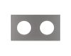 Рамка стеклянная на 2 поста Arlight FRM-GLARE-GC-2-GR 043837