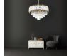 Подвесная люстра Lumina Deco Funneli LDP 6003-500 WT+F.GD