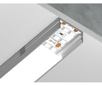Купить Алюминиевый накладной профиль Ambrella Light Alum Profile GP2001AL Алюминиевый накладной профиль Ambrella Light Alum Profile GP2001AL