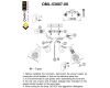 Потолочная люстра Omnilux Casagliana OML-53807-08