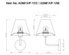 Бра Arte Lamp ELBA A2581AP-1CC